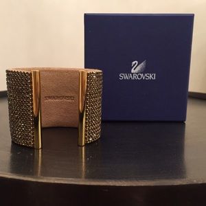 Swarovski Gold Crystal Cuff